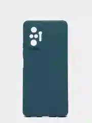 Синий чехол с защитой камеры и бархатом внутри Xiaomi POCO M5S / Redmi Note 10, Redmi Note 10s