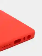 Красный чехол с защитой камеры и бархатом внутри для Xiaomi Redmi Note 8