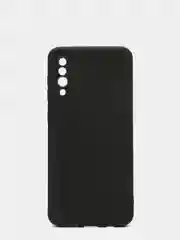 Черный чехол с защитой камеры и бархатом внутри для SAMSUNG A50, A30S