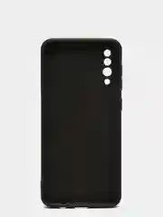 Черный чехол с защитой камеры и бархатом внутри для SAMSUNG A50, A30S