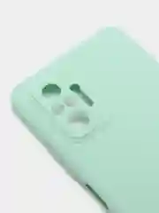 Бежевый чехол для Xiaomi Redmi NOTE 10 pro с защитой камеры и бархатом внутри