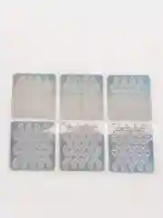 Зеленый трафареты для дизайна ногтей