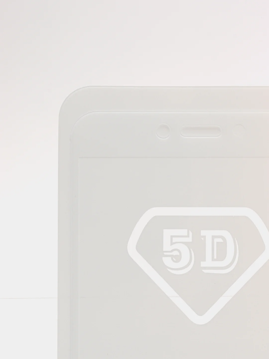 Белый защитные стекла 5D для смартфонов Xiaomi ( на весь дисплей )