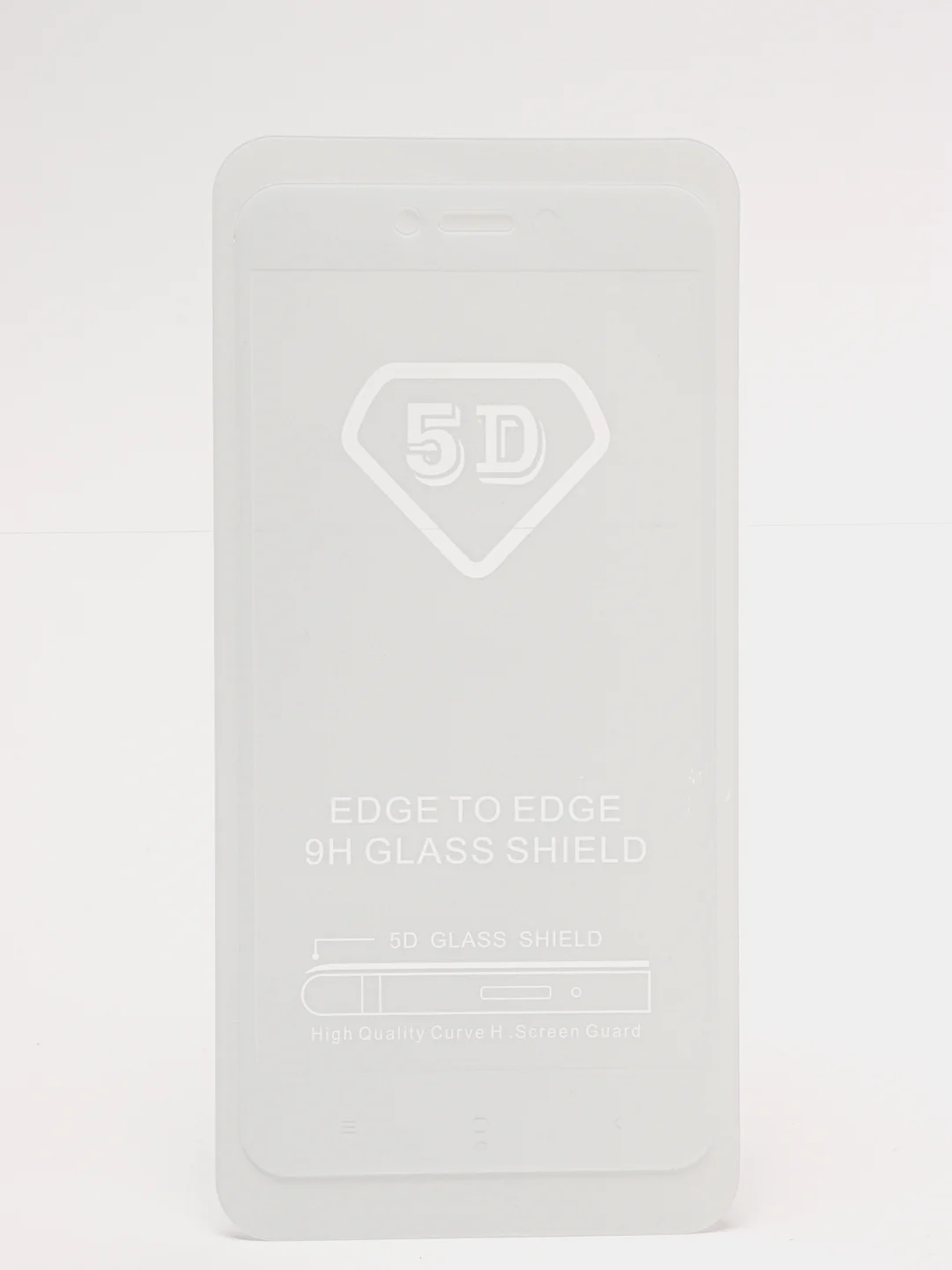 Белый защитные стекла 5D для смартфонов Xiaomi ( на весь дисплей )