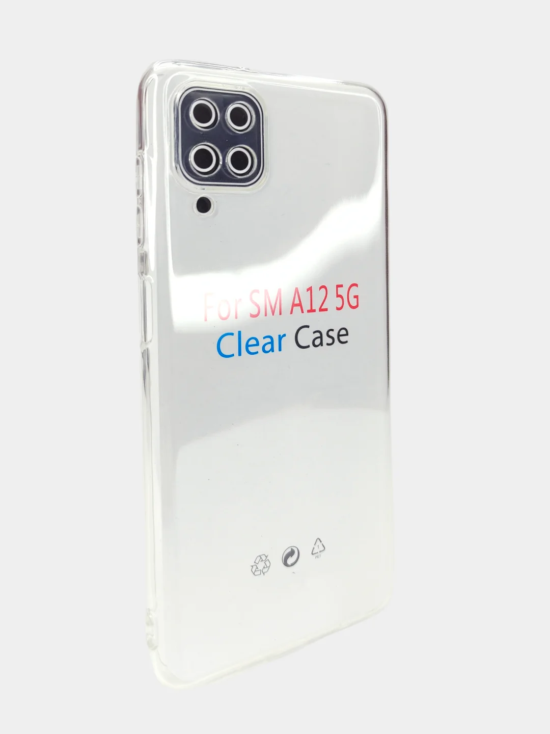 Шоколадный чехол Samsung Galaxy A12 / M52 / S22 / M12 прозрачный силиконовый с защитой камеры