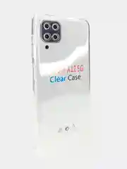 Шоколадный чехол Samsung Galaxy A12 / M52 / S22 / M12 прозрачный силиконовый с защитой камеры
