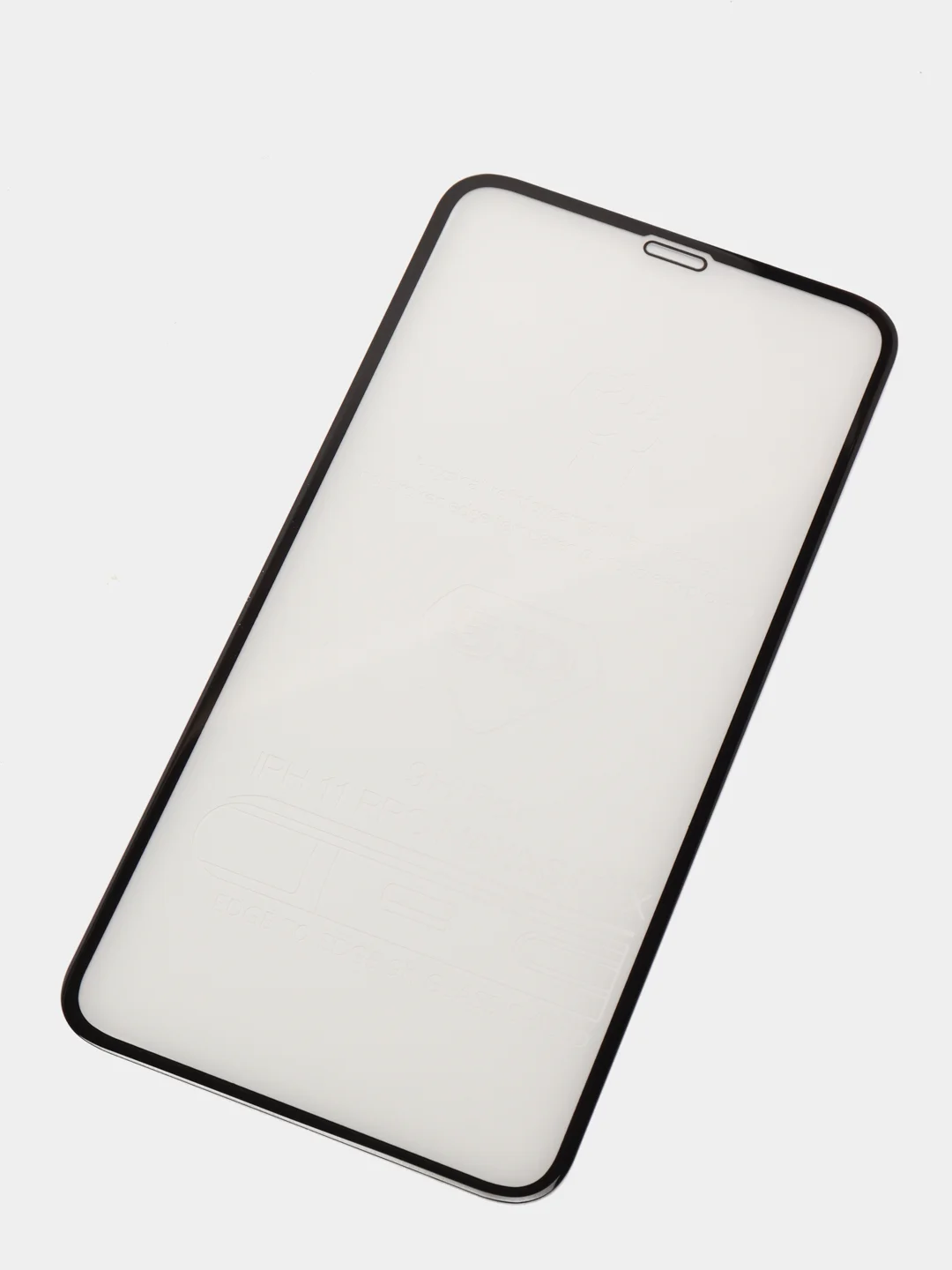 Черный защитное стекло iPhone 7/8/11/XR/11ProMax/XS Max 5D с закругленными краями, полноразмерное