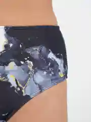 Черный купальник раздельный женский