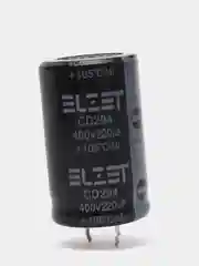 220мкФ 400в Конденсатор электролитический 220UF 400V 105C 25х40