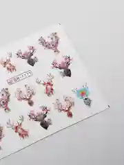Синий слайдер для дизайна ногтей