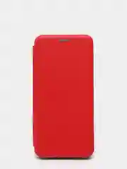 Красный чехол книжка для Samsung S21, Самсунг