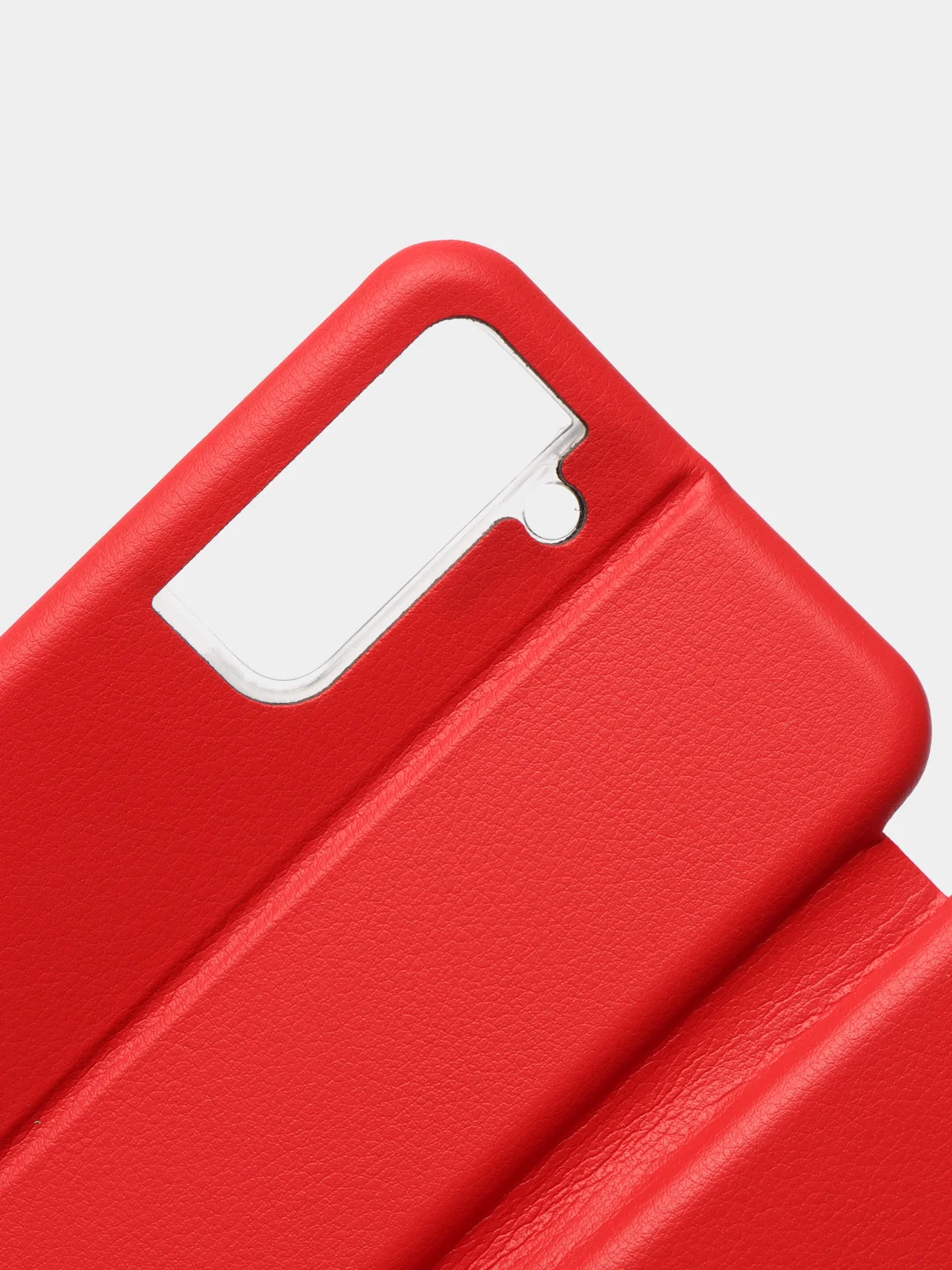 Красный чехол книжка для Samsung S21, Самсунг