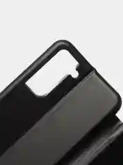 Черный чехол книжка для Samsung S21, Самсунг