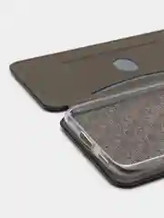 Черный чехол книжка для Samsung S21, Самсунг