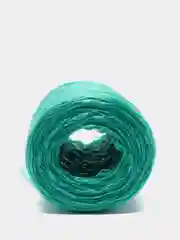 Зеленый пряжа для вязание мочалок и создания игрушек, из пропилена