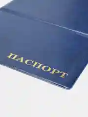 Синий обложка на паспорт