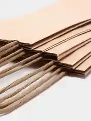 Крафт-пакет подарочный с кручеными ручками, 12 х 35 х 8 см