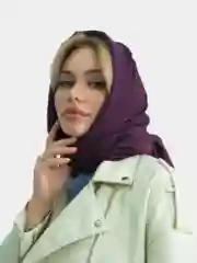 Тёмно-бордовый женский палантин, однотонный, хлопковый