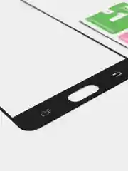 Черный защитное стекло Samsung A7 2016
