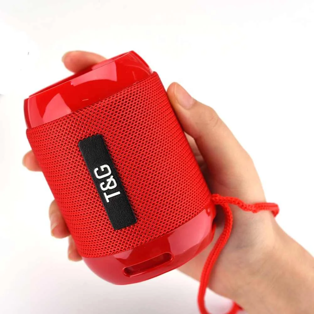 Хаки портативная Bluetooth колонка TG-129C с функцией радио