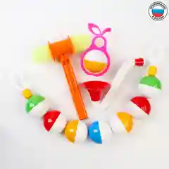 Набор погремушек "Магия звука", 4 штуки, разные цвета