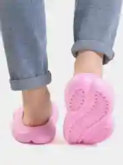 Розовый сабо женские для бассейна, пляжные