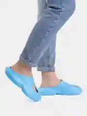 Голубой сабо женские для бассейна, пляжные