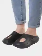 Черный сабо женские для бассейна, пляжные