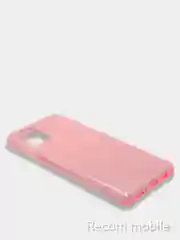 Розовый чехол блестящий Samsung Galaxy A02S, A52, A72, накладка c блёстками Самсунг
