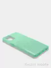 Бирюзовый чехол блестящий Samsung Galaxy A02S, A52, A72, накладка c блёстками Самсунг