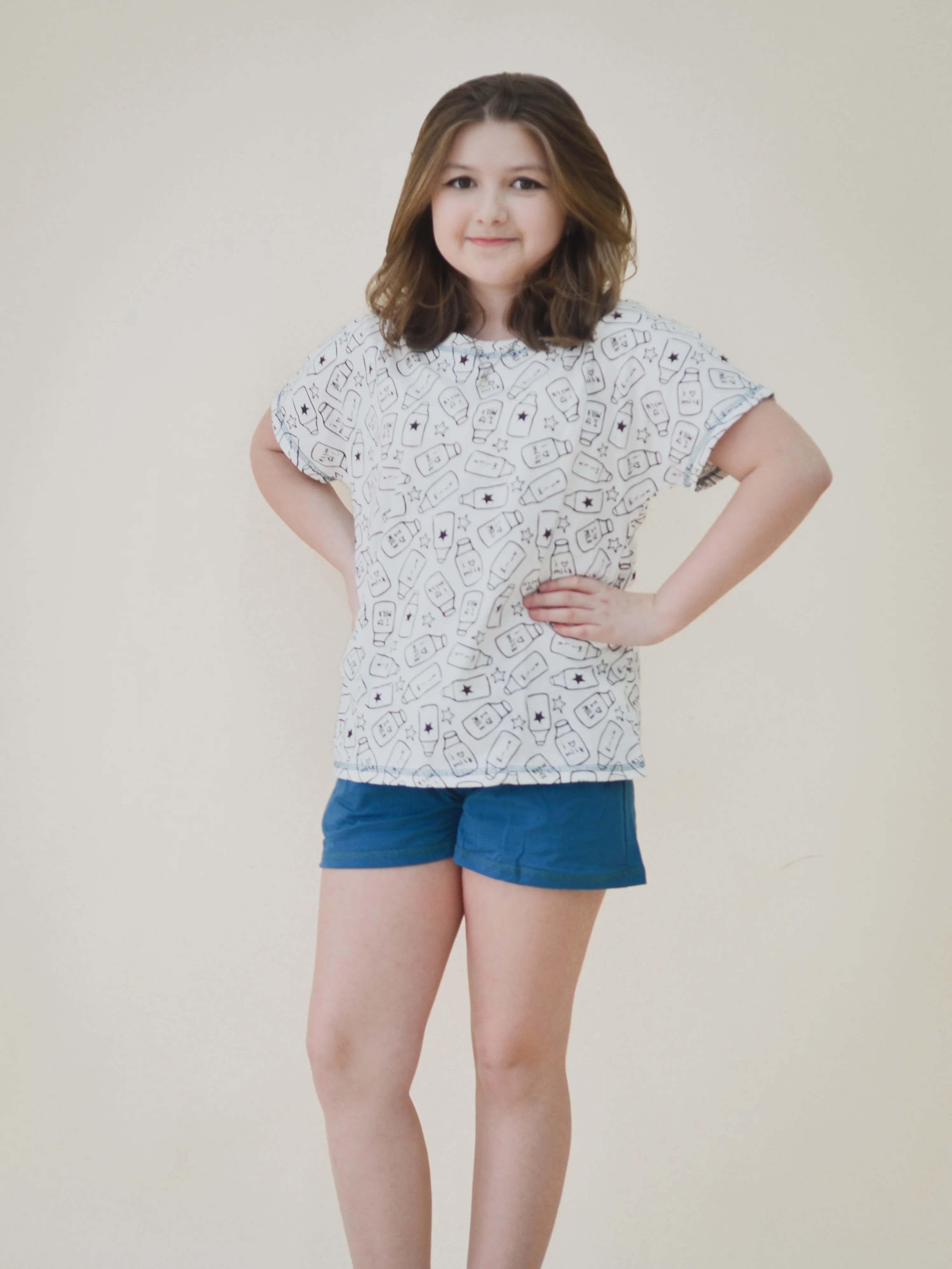 Женский костюм с шортами Family Look Чарльстон