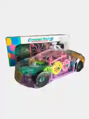 Прозрачная светящаяся машинка с шестеренками Concept Racing