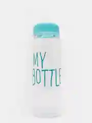Голубой бутылка для воды My Bottle в мешке, 500 мл