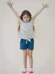Костюм с шортами для девочки Family Look "Бальбоа"