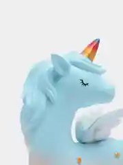 Голубой фигурка единорога