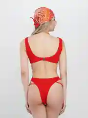 Красный купальник женский раздельный