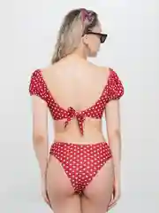 Багровый купальник женский раздельный