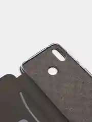 Угольный чехол-книжка Samsung Galaxy A40 (Самсунг Галакси А40)
