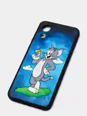 Синий чехол с ярким рисунком/принтом на Samsung Galaxy A03 Core (Самсунг А03 кор)
