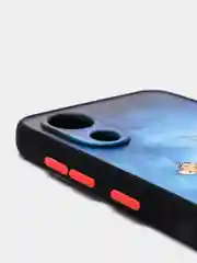 Синий чехол с ярким рисунком/принтом на Samsung Galaxy A03 Core (Самсунг А03 кор)