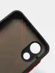 Красный чехол с ярким рисунком/принтом на Samsung Galaxy A03 Core (Самсунг А03 кор)
