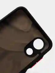 Бордовый чехол с ярким рисунком/принтом на Samsung Galaxy A03 Core (Самсунг А03 кор)