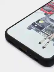 Белый чехол с ярким рисунком/принтом на Samsung Galaxy A03 Core (Самсунг А03 кор)