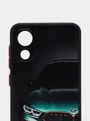 Зеленый чехол с ярким рисунком/принтом на Samsung Galaxy A03 Core (Самсунг А03 кор)