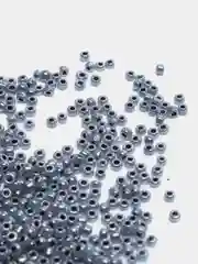 Серый бисер стеклянный 10 гр