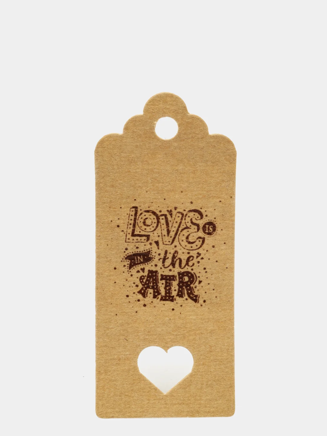 Бирка крафт, 50 шт, "Love in the air"