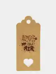 Бирка крафт, 50 шт, "Love in the air"