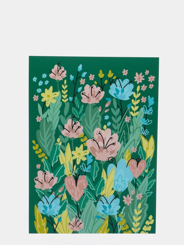 Открытка: "Цветы" Life Poster