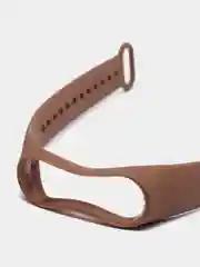 Бежевый силиконовый ремешок Xiaomi Mi Band 3/4