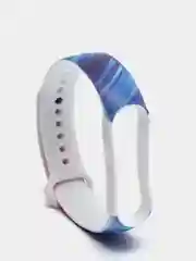Лазурный ремешок с рисунком для Xiaomi Mi Band